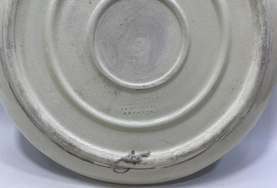 KÜTAHYA İŞİ EL BOYAMA BÜYÜK BOY DUVAR TABAĞI