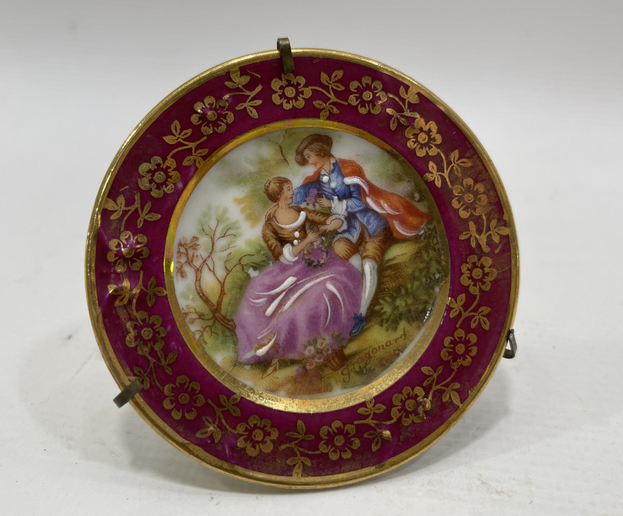 LİMOGES MARKA EL BOYAMA MİNİ DUVAR TABAĞI