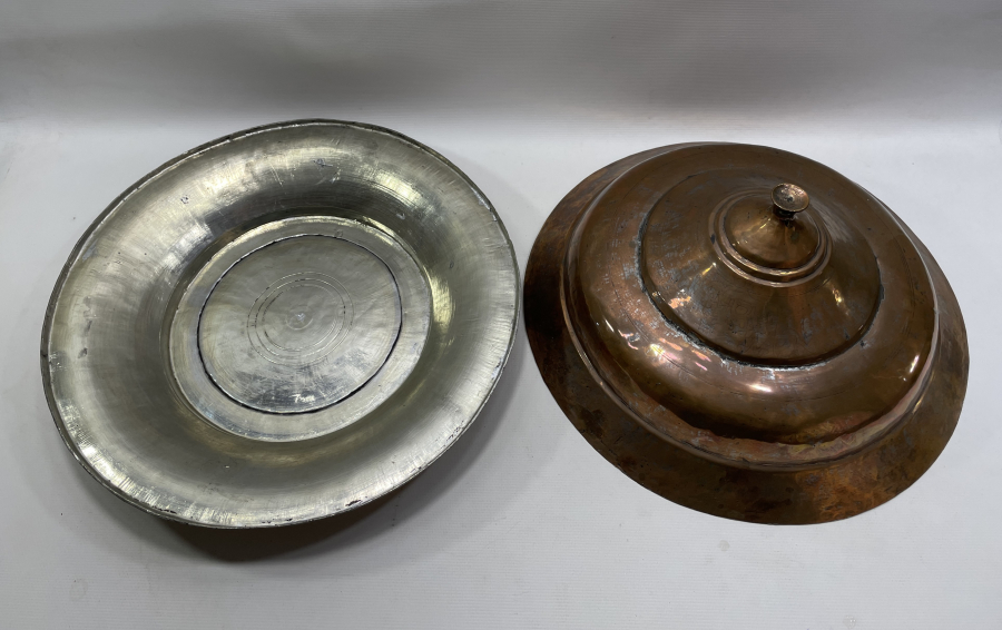 OSMANLI DÖNEMİ ÇOK NADİR DEV BOYDA KAPAKLI AĞA LENGERİ