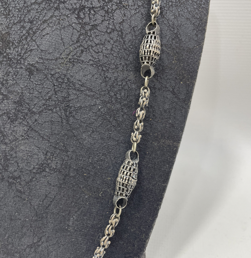 OSMANLI DÖNEMİ ERMENİ İŞİ NADİR GÜMÜŞ GERDANLIK