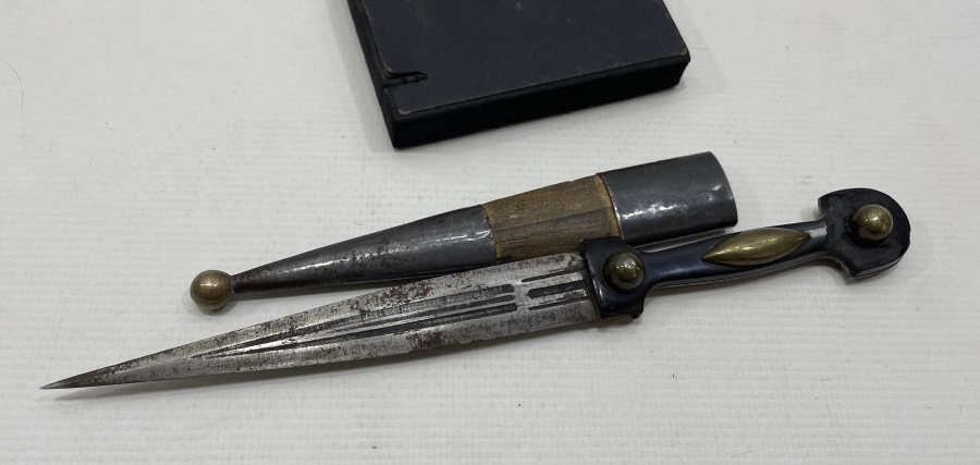 OSMANLI DÖNEMİ ORJİNAL KININDA ÇERKES KAMASI