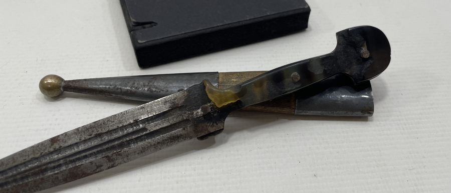 OSMANLI DÖNEMİ ORJİNAL KININDA ÇERKES KAMASI