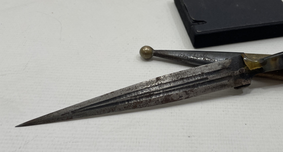 OSMANLI DÖNEMİ ORJİNAL KININDA ÇERKES KAMASI