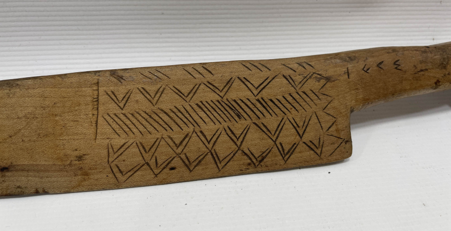 OSMANLI DÖNEMİ ÜZERİ YAZILI AHŞAPTAN MAMUL NADİR PALAN KİRMANİ