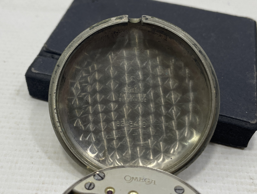 AYDIN DEMİRYOLU ÇALIŞANLARI İÇİN ÖZEL YAPILMIŞ ÇOK NADİR OMEGA CEP SAATİ