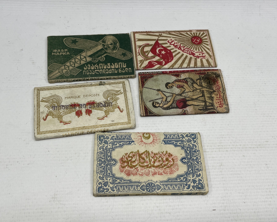 OSMANLI DÖNEMİ 5 ADET SİGARA KAĞIDI