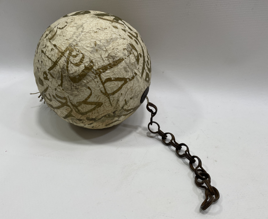 OSMANLI DÖNEMİ ÇOK NADİR TEKKE İŞİ ASKI TOPU