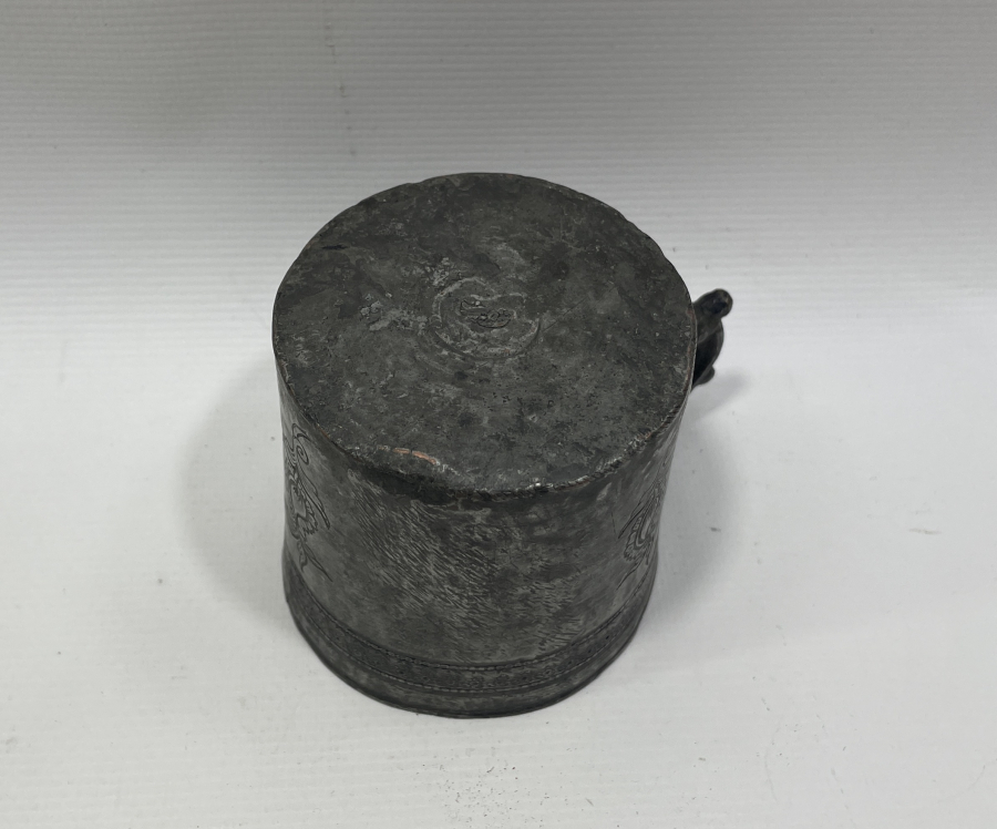 OSMANLI DÖNEMİ DAMGALI VE KALEM İŞÇİLİKLİ NADİR ESER-İ İSTANBUL BARDAK