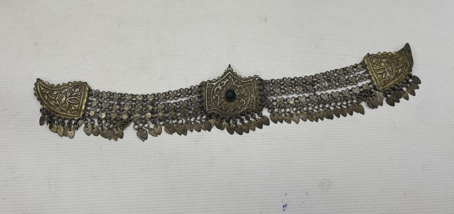 OSMANLI DÖNEMİ KABARTMA İŞÇİLİKLİ NADİR FORMDA ALINLIK