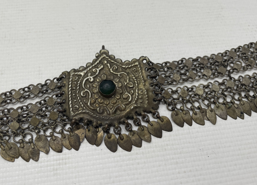 OSMANLI DÖNEMİ KABARTMA İŞÇİLİKLİ NADİR FORMDA ALINLIK