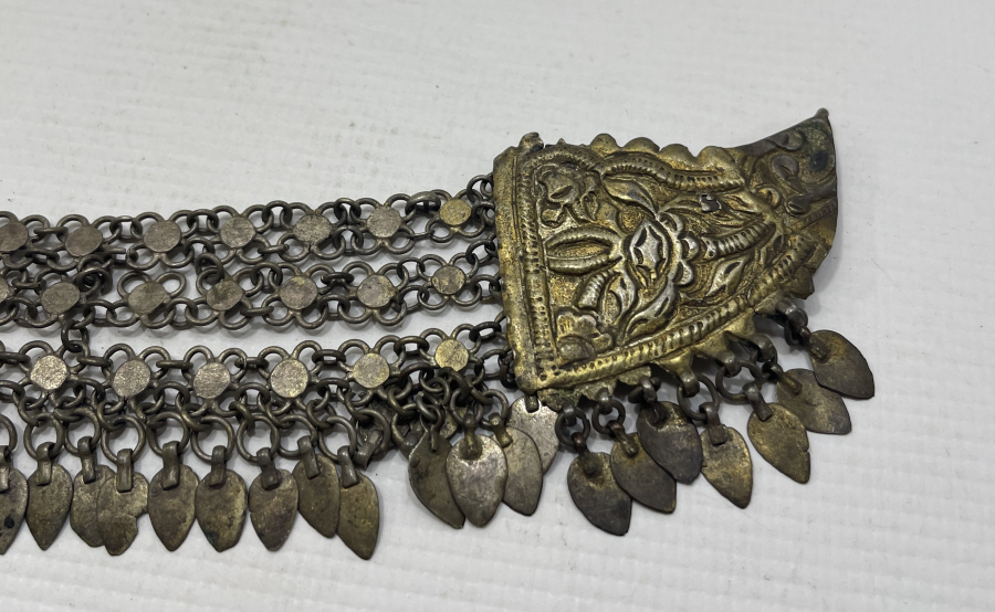 OSMANLI DÖNEMİ KABARTMA İŞÇİLİKLİ NADİR FORMDA ALINLIK