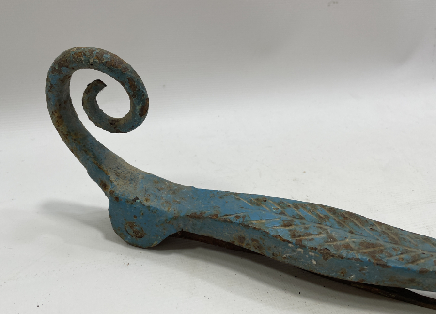 OSMANLI DÖNEMİ KARTAL PENÇESİ FORMUNDA ÇERKES İŞİ DEV BOY KAPI TOKMAĞI