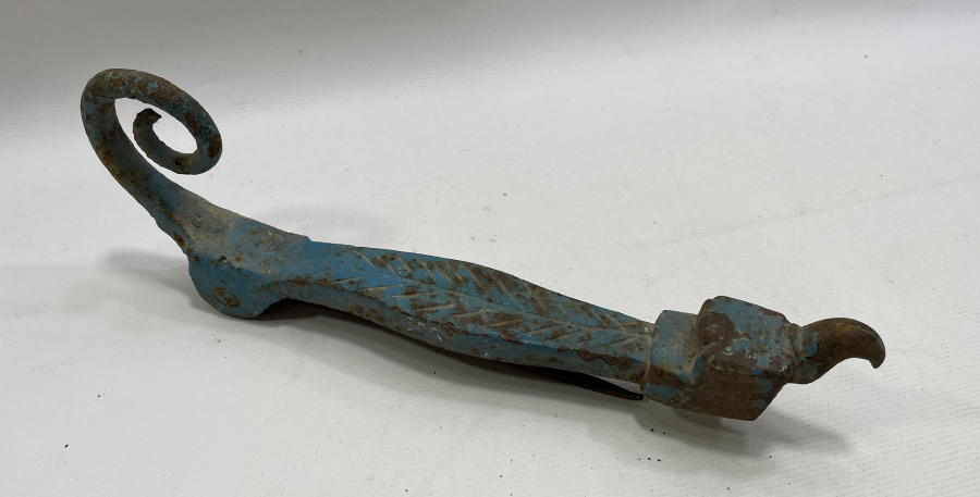 OSMANLI DÖNEMİ KARTAL PENÇESİ FORMUNDA ÇERKES İŞİ DEV BOY KAPI TOKMAĞI