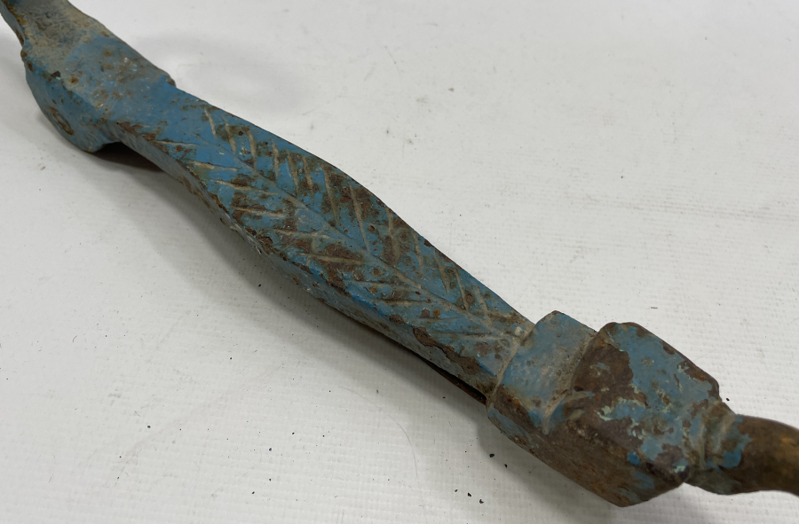 OSMANLI DÖNEMİ KARTAL PENÇESİ FORMUNDA ÇERKES İŞİ DEV BOY KAPI TOKMAĞI