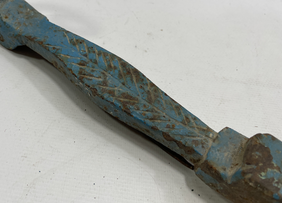 OSMANLI DÖNEMİ KARTAL PENÇESİ FORMUNDA ÇERKES İŞİ DEV BOY KAPI TOKMAĞI