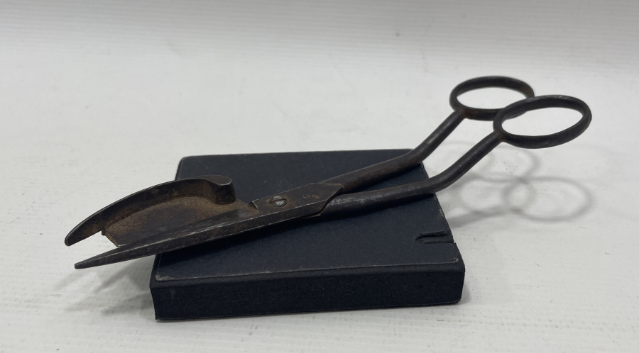 OSMANLI DÖNEMİ NADİR FORMDA MUM MAKASI