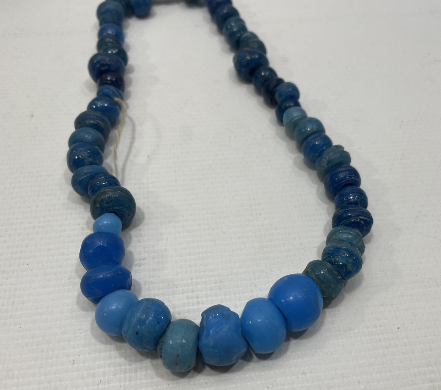 OSMANLI DÖNEMİ ÜFLEME CAMDAN MAMUL KOLYE