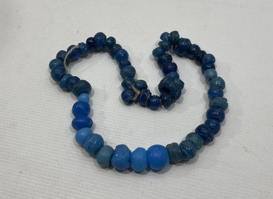 OSMANLI DÖNEMİ ÜFLEME CAMDAN MAMUL KOLYE