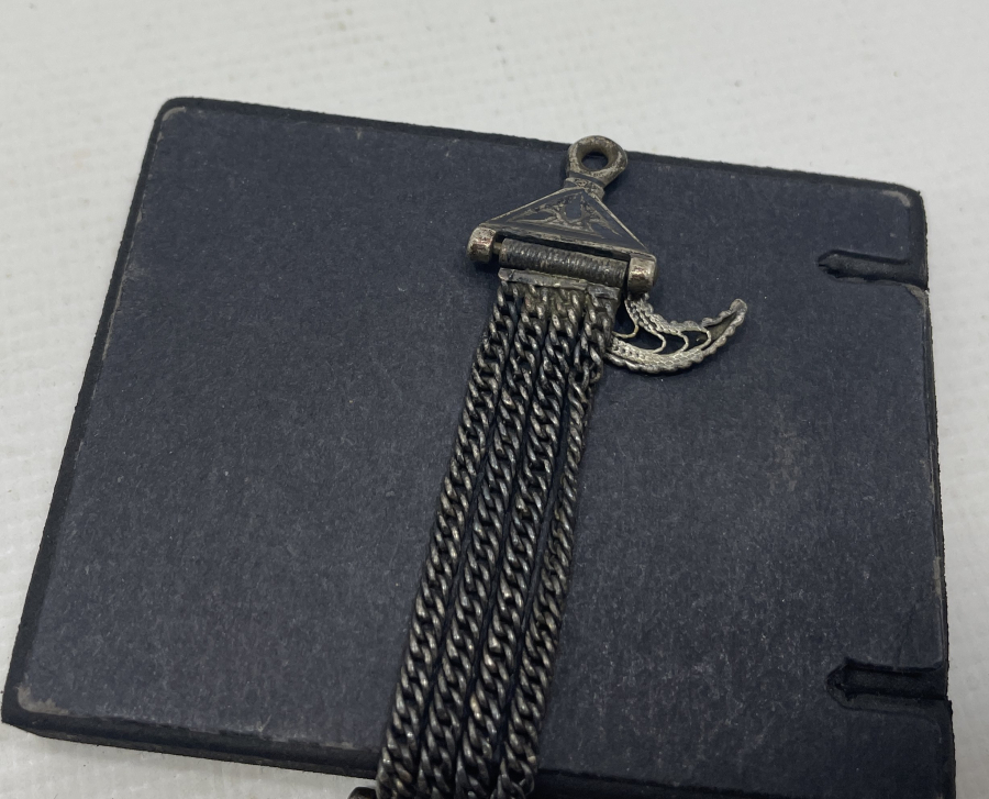 OSMANLI DÖNEMİ VAN İŞİ SAVATLI GÜMÜŞ KÖSTEK SALLAMASI