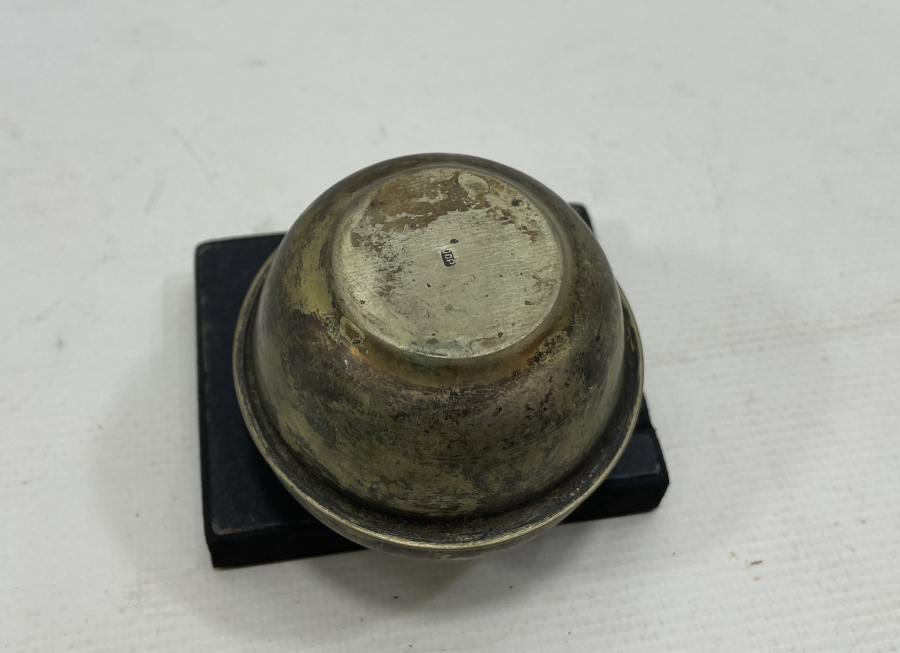 TESTERE İŞÇİLİKLİ GÜMÜŞ HOKKA