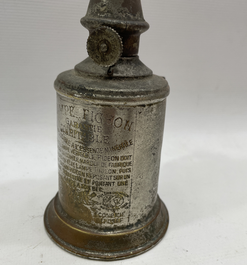 1900 BAŞLARI ÇOK NADİR TREN İÇİ GAZ LAMBASI