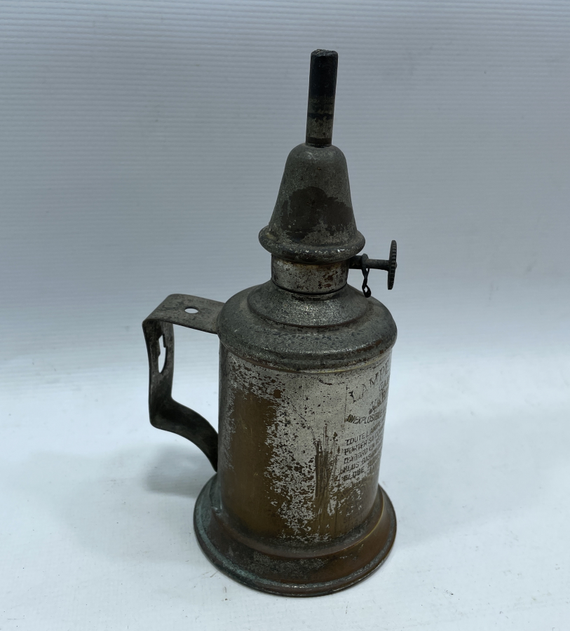 1900 BAŞLARI ÇOK NADİR TREN İÇİ GAZ LAMBASI