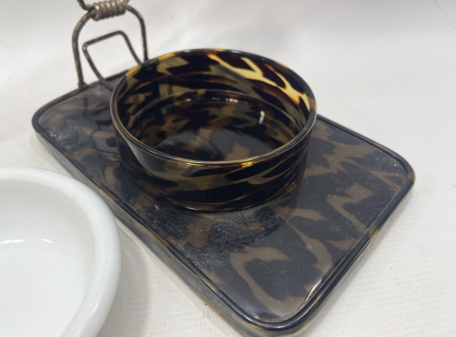 ANTİKA BAĞA(KAPLUMBAĞA KABUĞUN) TRAŞ TAKIMI