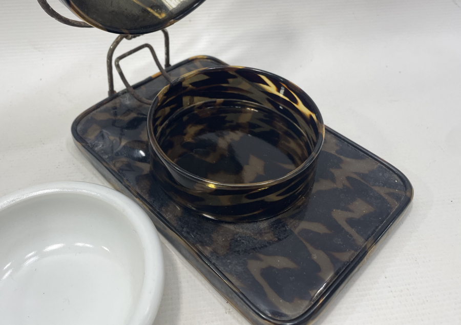 ANTİKA BAĞA(KAPLUMBAĞA KABUĞUN) TRAŞ TAKIMI