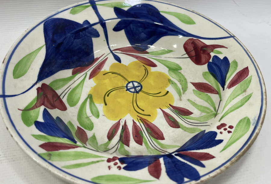 EL BOYAMA OSMANLI DÖNEMİ PORSELEN TABAK