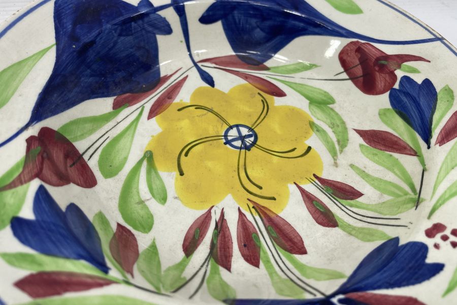 EL BOYAMA OSMANLI DÖNEMİ PORSELEN TABAK