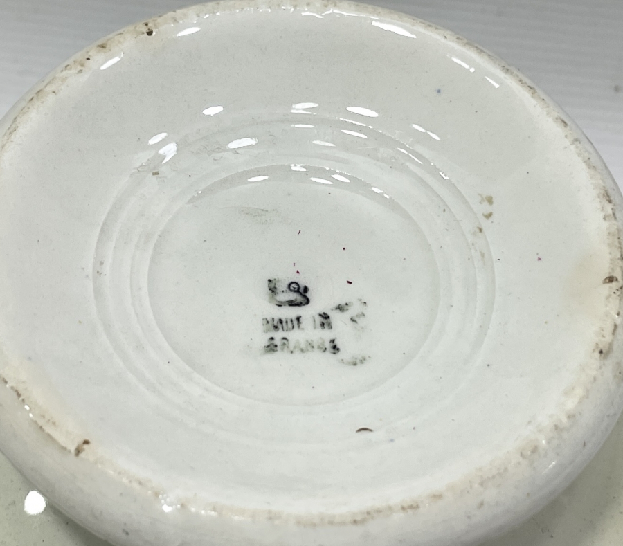 OSMANLI DÖNEMİ AY YILDIZLI PORSELEN TAS