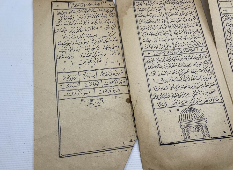 OSMANLI DÖNEMİ DEV BOYDA MEKKE İLAHİSİ