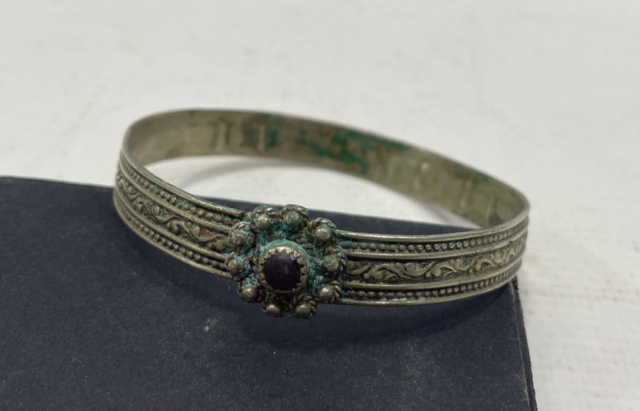 OSMANLI DÖNEMİ KABARTMA İŞÇİLİKLİ BİLEZİK