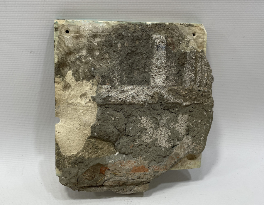 OSMANLI DÖNEMİ KÜTAHYA İŞİ MAŞALLAH YAZILI DUVAR ÇİNİSİ