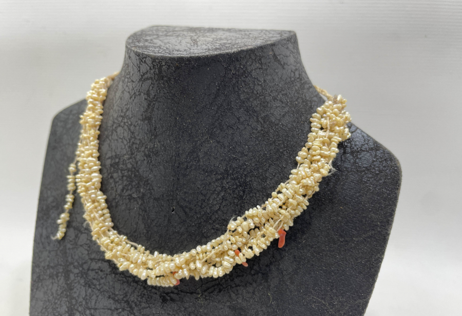 OSMANLI DÖNEMİ MERCANLI KUM İNCİ GERDANLIK