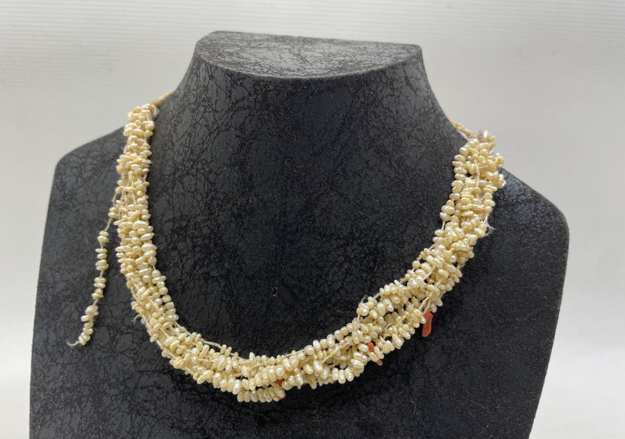 OSMANLI DÖNEMİ MERCANLI KUM İNCİ GERDANLIK