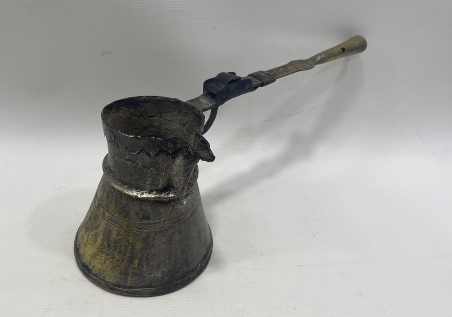 OSMANLI DÖNEMİ NADİR BOYDA KAHVECİ CEZVESİ