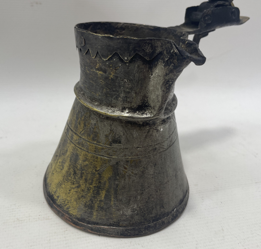 OSMANLI DÖNEMİ NADİR BOYDA KAHVECİ CEZVESİ