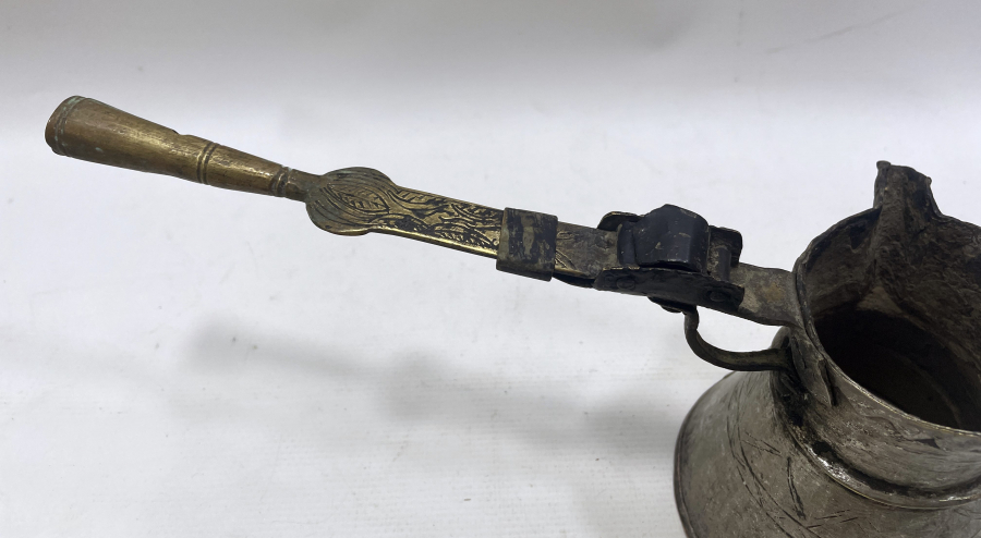 OSMANLI DÖNEMİ NADİR BOYDA KAHVECİ CEZVESİ