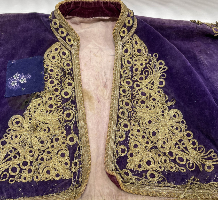 OSMANLI DÖNEMİ SIRMA İŞÇİLİKLİ GELİN CEPKENİ