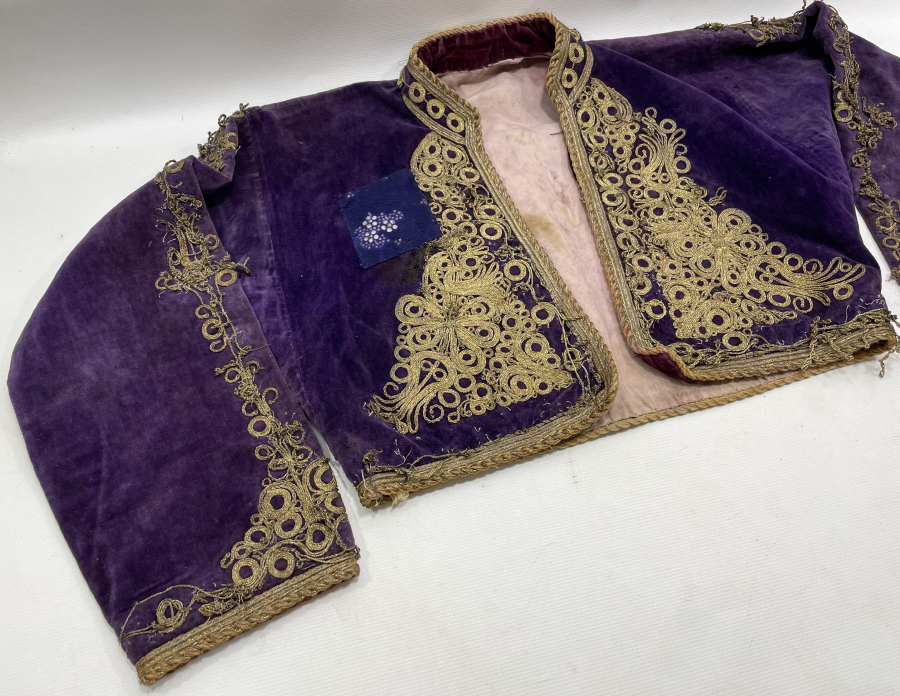 OSMANLI DÖNEMİ SIRMA İŞÇİLİKLİ GELİN CEPKENİ