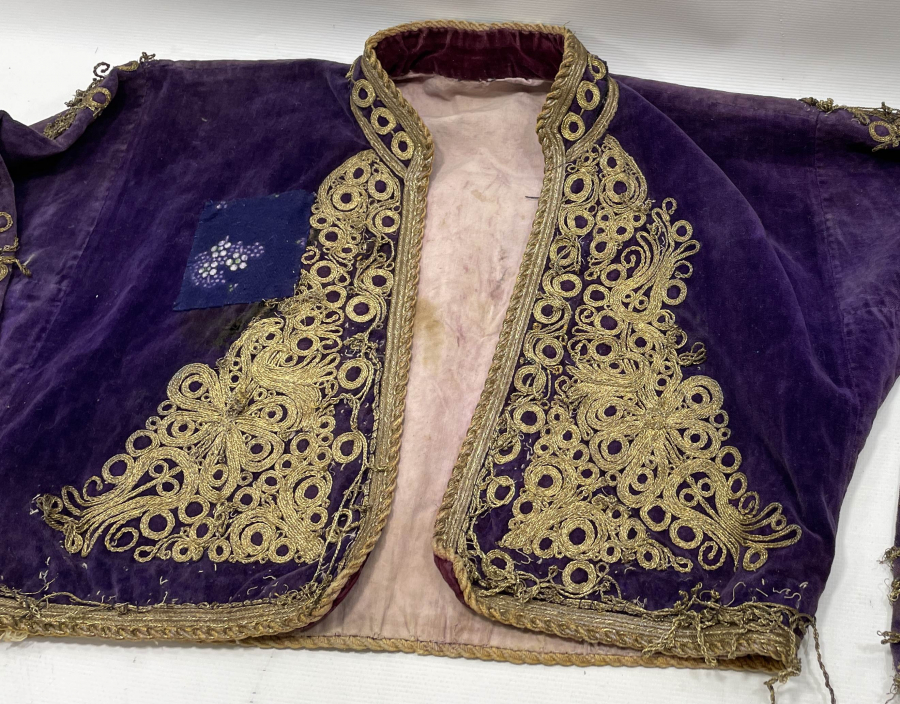 OSMANLI DÖNEMİ SIRMA İŞÇİLİKLİ GELİN CEPKENİ