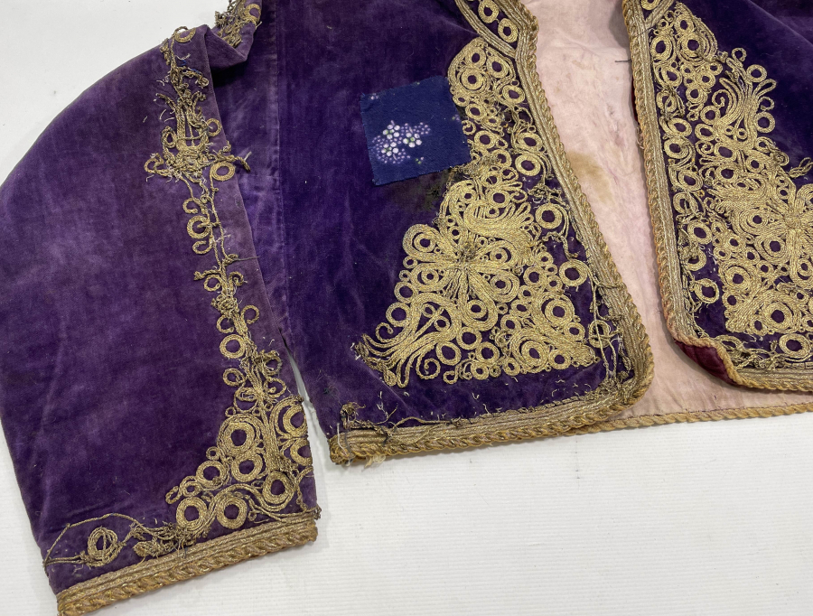 OSMANLI DÖNEMİ SIRMA İŞÇİLİKLİ GELİN CEPKENİ