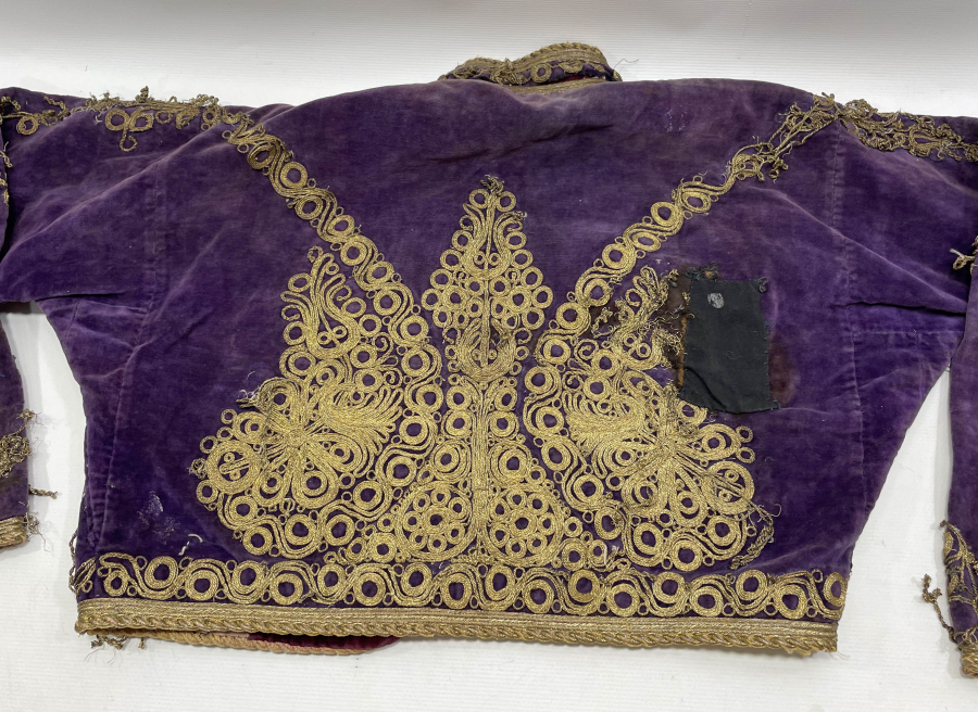 OSMANLI DÖNEMİ SIRMA İŞÇİLİKLİ GELİN CEPKENİ