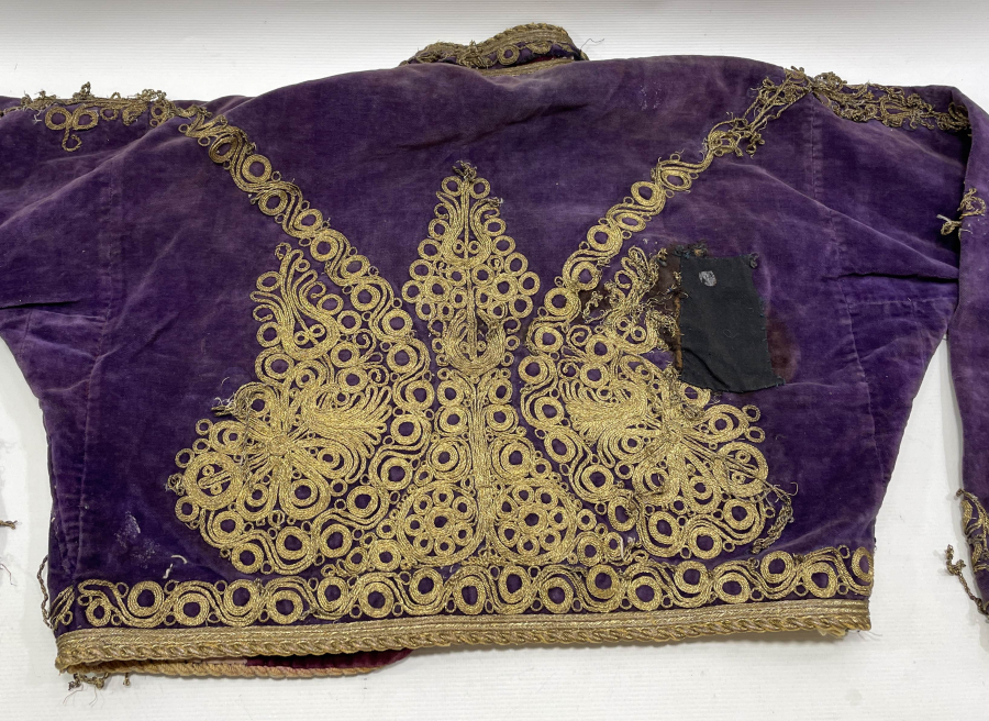 OSMANLI DÖNEMİ SIRMA İŞÇİLİKLİ GELİN CEPKENİ