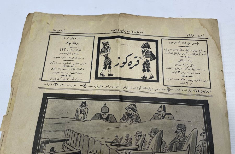 OSMANLICA KARAGÖZ MİZAH DERGİSİ