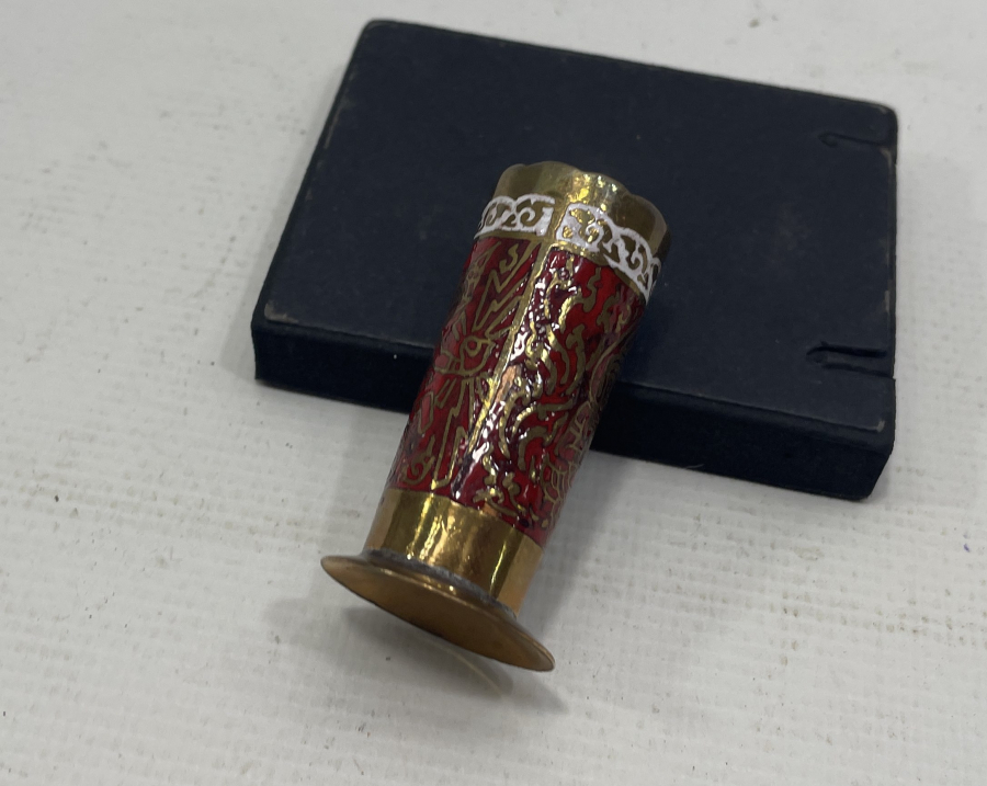 ÜZERİ MİNE İŞÇİLİKLİ ANTİKA KALEMLİK