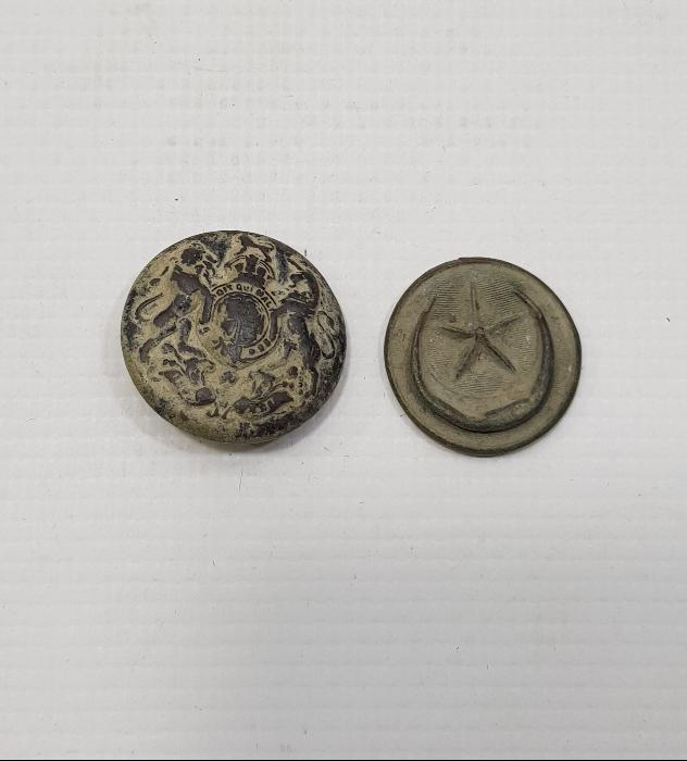 1. DÜNYA SAVAŞI İKİ ADET ASKERİ DÜĞME