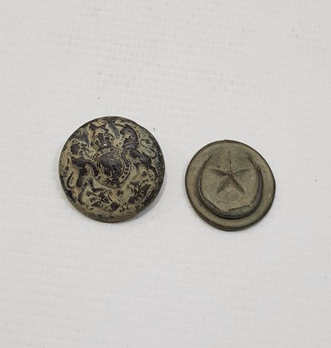 1. DÜNYA SAVAŞI İKİ ADET ASKERİ DÜĞME