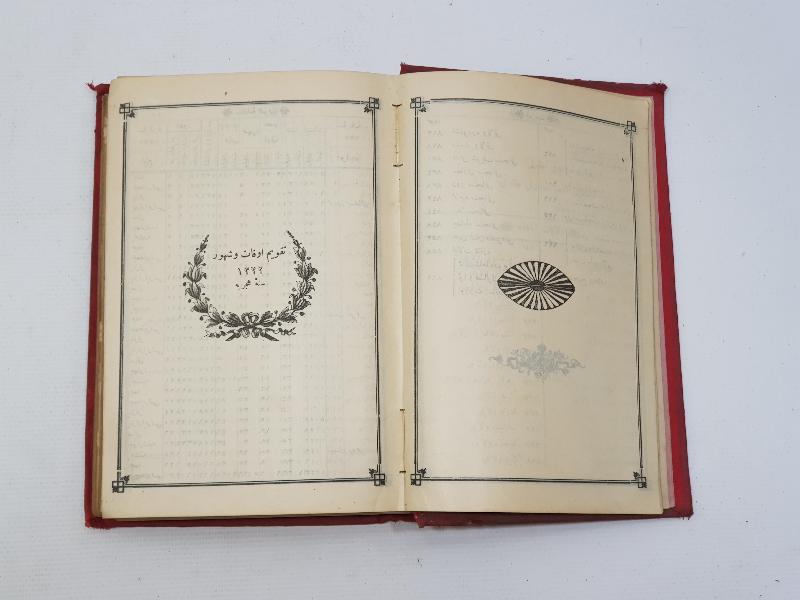 1322 SALNAME-İ DEVLETİ ALİYYE-İ OSMANİYE